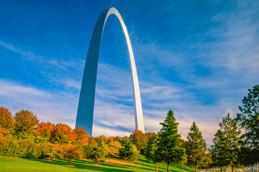 Gateway Arch in Saint Louis, Missouri