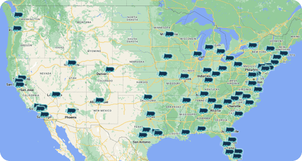 Moving and Storage Facility Locations | Zippy Shell
